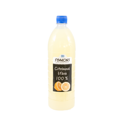 SYMEONS Lemon Juice 100% - Citrónová šťáva 100% - 1000 ml